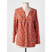 ÉTYMOLOGIE - Blouse orange en viscose - Femme - Taille 46 - Modz