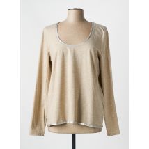 SPORTALM - T-shirt beige en polyester - Femme - Taille 46 - Modz