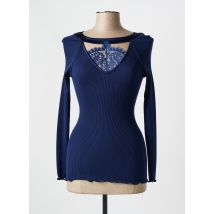 OSCALITO - Top/Caraco bleu en laine - Femme - Taille 42 - Modz