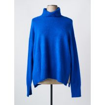 MPC (MA PETITE CAPSULE) - Pull col roulé bleu en autre matiere - Femme - Taille 48 - Modz