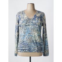 ANANKE - Pull bleu en autre matiere - Femme - Taille 48 - Modz