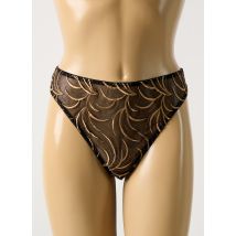 BARBARA - Tanga noir en viscose - Femme - Taille 44 - Modz