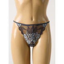 BARBARA - Tanga gris en polyamide - Femme - Taille 44 - Modz