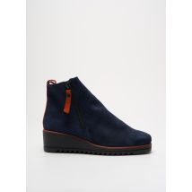 HIRICA - Bottines/Boots bleu en cuir - Femme - Taille 36 - Modz