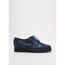 JMG HOUCKE - Derbies bleu en cuir - Femme - Taille 37 - Modz