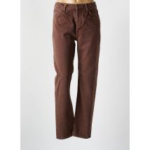NUDIE JEANS CO - Pantalon slim marron en coton - Femme - Taille TU - Modz