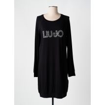 LIU JO - Robe mi-longue noir en viscose - Femme - Taille 34 - Modz
