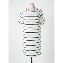 CANAT - Robe mi-longue blanc en polyester - Femme - Taille 40 - Modz
