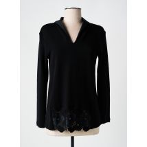 OSCALITO - Top noir en laine - Femme - Taille 38 - Modz