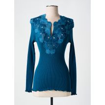 OSCALITO - Pull bleu en laine - Femme - Taille 40 - Modz