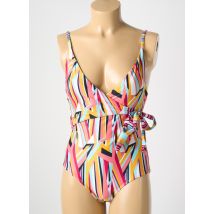 MILONGA - Maillot de bain 1 pièce rose en polyamide - Femme - Taille 38 - Modz
