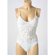 PILYQ - Maillot de bain 1 pièce blanc en polyamide - Femme - Taille 40 - Modz