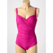 MIRADONNA - Maillot de bain 1 pièce rose en polyamide - Femme - Taille 42 - Modz