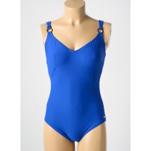 MIRADONNA - Maillot de bain 1 pièce bleu en polyamide - Femme - Taille 46 - Modz