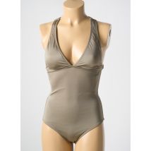 PHAX - Maillot de bain 1 pièce marron en polyamide - Femme - Taille 38 - Modz