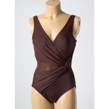 MIRACLESUIT - Maillot de bain 1 pièce marron en nylon - Femme - Taille 40 - Modz