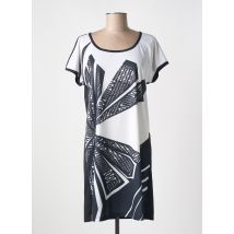 MIRADONNA - Robe courte noir en polyester - Femme - Taille 36 - Modz