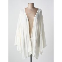 PILYQ - Gilet manches longues blanc en viscose - Femme - Taille 36 - Modz