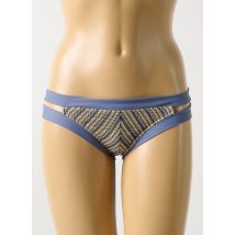 LULI FAMA - Bas de maillot de bain bleu en nylon - Femme - Taille 38 - Modz