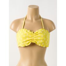 PILYQ - Haut de maillot de bain jaune en polyamide - Femme - Taille 36 - Modz