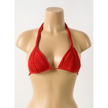 PILYQ - Haut de maillot de bain rouge en polyamide - Femme - Taille 36 - Modz