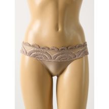 PILYQ - Bas de maillot de bain marron en polyamide - Femme - Taille 36 - Modz