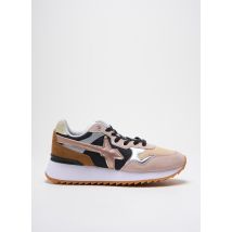 W6YZ - Baskets rose en cuir - Femme - Taille 40 - Modz