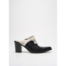 EMANUELE CRASTO - Mules/Sabots noir en cuir - Femme - Taille 40 - Modz