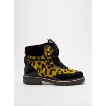 NIS - Bottines/Boots jaune en cuir - Femme - Taille 37 - Modz