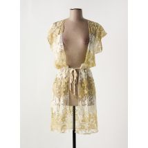 LULI FAMA - Veste kimono or en nylon - Femme - Taille 36 - Modz