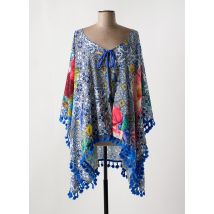 MILONGA - Poncho bleu en polyester - Femme - Taille TU - Modz