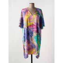 MIRADONNA - Tunique manches courtes bleu en polyester - Femme - Taille 38 - Modz