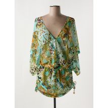 LULI FAMA - Robe de plage bleu en polyester - Femme - Taille 38 - Modz