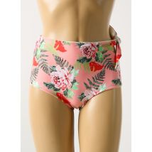 MALAI - Bas de maillot de bain rose en polyamide - Femme - Taille 36 - Modz