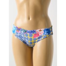 MILONGA - Bas de maillot de bain bleu en polyester - Femme - Taille 40 - Modz