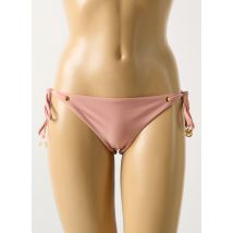 LULI FAMA - Bas de maillot de bain rose en polyamide - Femme - Taille 36 - Modz