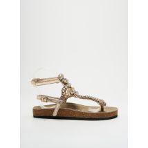STRATEGIA - Tongs or en cuir - Femme - Taille 36 - Modz