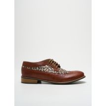 BELKAR - Derbies marron en cuir - Femme - Taille 40 - Modz