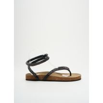 STRATEGIA - Tongs noir en cuir - Femme - Taille 39 - Modz