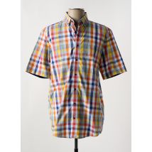 REDMOND - Chemise manches courtes orange en coton - Homme - Taille M - Modz