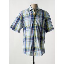REDMOND - Chemise manches courtes bleu en coton - Homme - Taille M - Modz