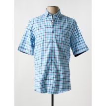REDMOND - Chemise manches courtes bleu en coton - Homme - Taille S - Modz