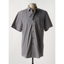REDMOND - Chemise manches courtes gris en coton - Homme - Taille M - Modz