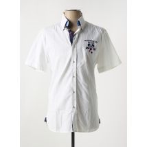 RUCKFIELD - Chemise manches courtes blanc en coton - Homme - Taille S - Modz