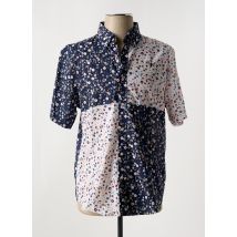 RUCKFIELD - Chemise manches courtes bleu en coton - Homme - Taille M - Modz