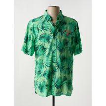 RUCKFIELD - Chemise manches courtes vert en coton - Homme - Taille M - Modz