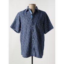 YVES ENZO - Chemise manches courtes bleu en coton - Homme - Taille M - Modz