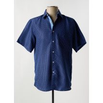YVES ENZO - Chemise manches courtes bleu en coton - Homme - Taille S - Modz