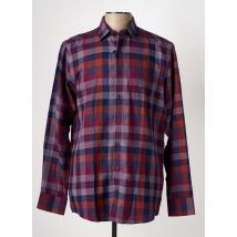 REDMOND - Chemise manches longues bleu en coton - Homme - Taille M - Modz