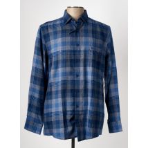 REDMOND - Chemise manches longues bleu en coton - Homme - Taille M - Modz